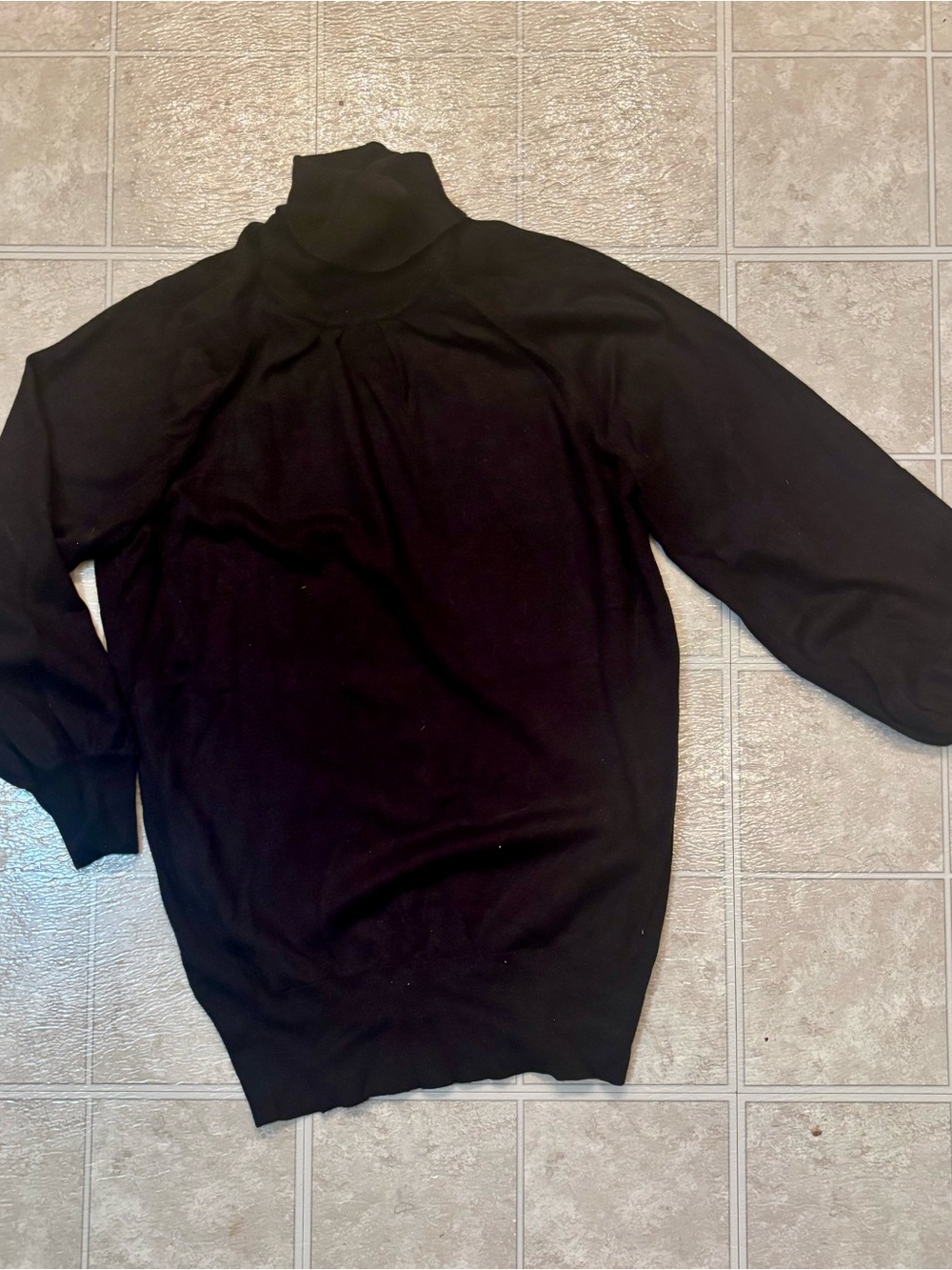 Womens Black Turtleneck Sweater - Classic Knit